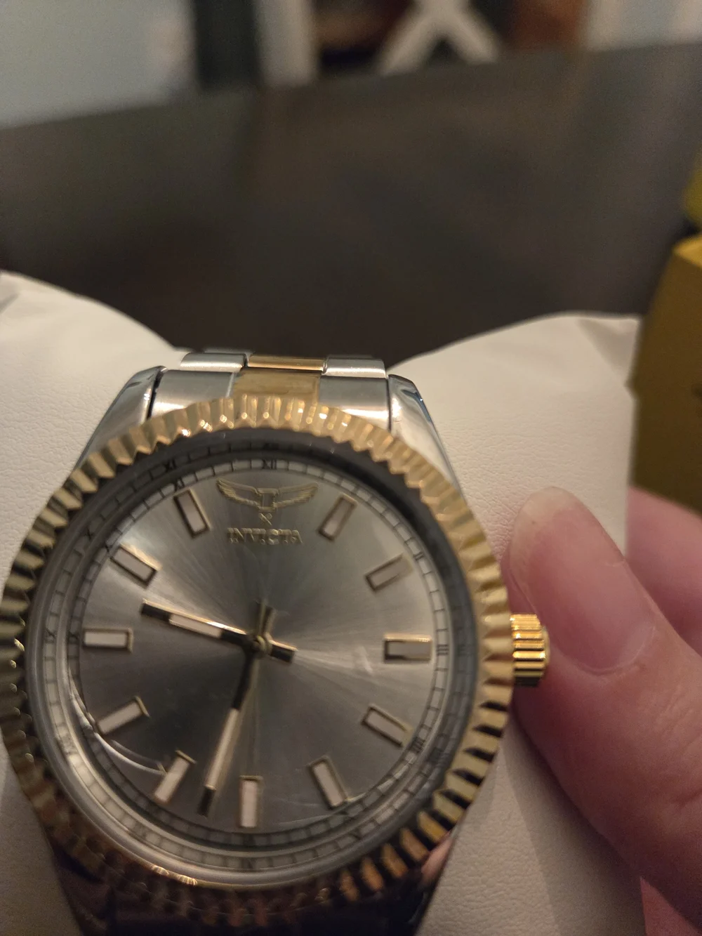 Invicta Gold-Tone Men's Wristwatch - Stainless Bracelet